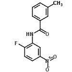 CAS 登录号：306325-54-2， N-(2-氟-5-硝基苯基)-3-甲基苯甲酰胺