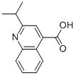 CAS 登录号：306749-60-0， 2-异丙基喹啉-4-羧酸
