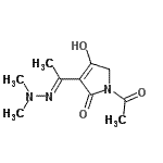 CAS#: 306753-96-8, 1-Acetyl-3-[(1E)-N,N-Dimethylethanehydrazonoyl]-4-Hydroxy-1,5-Dihydro-2H-Pyrrol-2-One