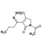 CAS 登录号：306753-97-9， 1-乙酰基-3-[(1Z)-丁烷亚肼基基]-4-羟基-1,5-二氢-2H-吡咯-2-酮