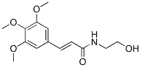 CAS 登录号:30687-11-7, (E)-N-(2-羟基乙基)-3-(3,4,5-三甲氧基苯基)丙-2-烯酰胺