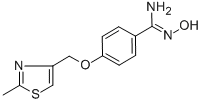 CAS#: 306935-19-3, N'-Hydroxy-4-[(2-Methyl-1,3-Thiazol-4-Yl)Methoxy]Benzenecarboximidamide