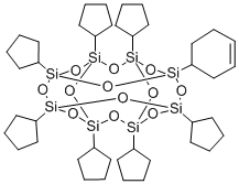 CAS#: 307496-29-3, 1-(3-Cyclohexen-1-yl)-3,5,7,9,11,13,15-heptacyclopentylpentacyclo[9.5.1.13,9.15,15.17,13]octasiloxane