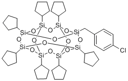 CAS 登录号：307496-35-1， 1-(4-氯苄基)-3,5,7,9,11,13,15-七环戊基五环[9.5.1.13,9.15,15.17,13]八硅氧烷