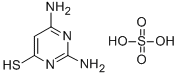 CAS 登录号：307496-37-3， 2,4-二氨基-6-巯基-嘧啶硫酸盐