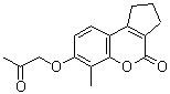 CAS#: 307548-94-3, 6-Methyl-7-(2-Oxopropoxy)-2,3-Dihydrocyclopenta[c]Chromen-4(1H)-One