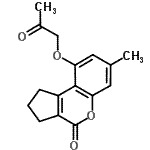 CAS#: 307549-57-1, 7-Methyl-9-(2-Oxopropoxy)-2,3-Dihydrocyclopenta[c]Chromen-4(1H)-One