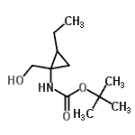 CAS#: 308266-29-7, 2-Methyl-2-Propanyl [2-Ethyl-1-(Hydroxymethyl)Cyclopropyl]Carbamate
