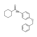 CAS#: 308299-15-2, N-[4-(Benzyloxy)Phenyl]Cyclohexanecarboxamide