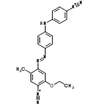 CAS 登录号：30927-98-1， 4-[(E)-{4-[(4-偶氮基苯基)氨基]苯基}偶氮]-2-乙氧基-5-甲基偶氮苯