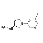 CAS 登录号：309960-06-3， (3S)-1-(5-氟-3-吡啶基)-N-甲基-3-吡咯烷胺