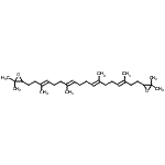 CAS 登录号：31063-19-1， 2,2'-[(3E,7E,11E,15E)-3,7,12,16-四甲基-3,7,11,15-十八碳四烯-1,18-二基]二(3,3-二甲基环氧乙烷)