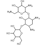 CAS 登录号：31077-70-0， 4,6-二氨基-3-(己糖吡喃糖苷氧基)-2-羟基环己基2,6-二氨基-2,6-二脱氧吡喃己糖苷
