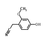 CAS 登录号：310869-92-2， (4-羟基-2-甲氧基苯基)乙腈