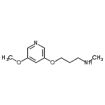 CAS#: 310880-42-3, 3-[(5-Methoxy-3-Pyridinyl)Oxy]-N-Methyl-1-Propanamine