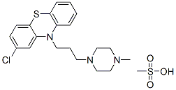 CAS#: 3111-70-4, 1-Methyl-4-(3-(2-Chloro-Phenothiazin-10-Yl)Propyl)-Piperazine Hydrogen Methanesulfonate