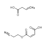 CAS#: 31114-55-3, (2Z)-4-(2-Cyanoethoxy)-4-Oxo-2-Butenoic Acid - 3-Butenoic Acid (1:1)