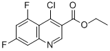 CAS 登录号：311346-69-7， 4-氯-5,7-二氟喹喔啉-3-羧酸乙酯