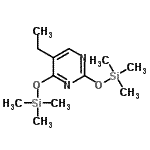 CAS 登录号：31167-05-2， 5-乙基-2,4-二[(三甲基硅烷基)氧基]嘧啶