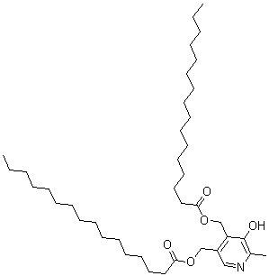 CAS 登录号：31229-74-0， 5-羟基-6-甲基吡啶-3,4-二甲醇二棕榈酸酯