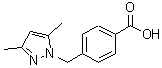 CAS 登录号：312531-87-6， 4-[(3,5-二甲基-1H-吡唑-1-基)甲基]苯甲酸