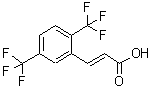 CAS 登录号：312619-48-0， 反式-2,5-二(三氟甲基)肉桂酸
