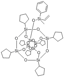 CAS#: 312693-48-4, (Methylphenylvinylsilyloxy)heptacyclopentylpentacyclooctasiloxane