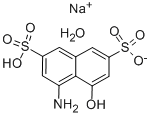 CAS 登录号：312693-54-2， 4-氨基-5-羟基-2,7-萘二磺酸单钠盐水合物