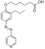 CAS#: 312694-02-3, 6-[2-Propyl-4-(4-Pyridylazo)Phenoxy]Hexanoic Acid