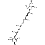 CAS 登录号：31272-50-1， (3R,3'S)-beta,beta-胡罗卜素-3,3'-二醇