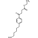 CAS 登录号：312943-18-3， 乙基4-(4-己基苯基)-4-氧代丁酸酯