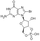 CAS 登录号：31356-94-2， 8-溴鸟苷 3',5'-环单磷酸酯