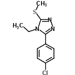 CAS#: 31409-18-4, 3-(4-Chlorophenyl)-4-Ethyl-5-(Methylsulfanyl)-4H-1,2,4-Triazole