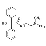 CAS 登录号：31416-65-6， N-[2-(二甲基氨基)乙基]-2-羟基-2,2-二苯基乙酰胺