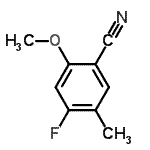 CAS 登录号：314298-16-3， 4-氟-2-甲氧基-5-甲基苯甲腈