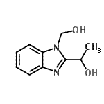 CAS 登录号：314769-78-3， 1-[1-(羟基甲基)-1H-苯并咪唑-2-基]乙醇