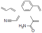 CAS 登录号:31568-32-8, 2-甲基-2-丙烯酰胺聚合物与1,3-丁二烯,苯乙烯和2-丙烯腈
