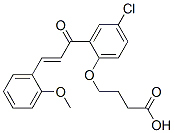 CAS 登录号：31574-38-6， 4-[4-氯-2-[(Z)-3-(2-甲氧基苯基)丙-2-烯酰基]苯氧基]丁酸