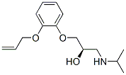 CAS 登录号：31576-00-8， (2R)-1-(丙-2-基氨基)-3-(2-丙-2-烯氧基苯氧基)丙-2-醇