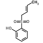 CAS 登录号：31591-97-6， 2-[(2E)-2-丁烯-1-基磺酰基]苯酚