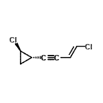 CAS 登录号：316377-63-6， (1R,2S)-1-氯-2-[(3E)-4-氯-3-丁烯-1-炔-1-基]环丙烷
