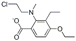 CAS 登录号：31702-62-2， 2-(2-氯乙基-甲基氨基)乙基4-乙氧基苯甲酸酯