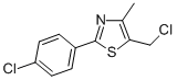 CAS#: 317319-28-1, 5-(Chloromethyl)-2-(4-Chlorophenyl)-4-Methyl-1,3-Thiazole