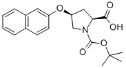 CAS 登录号：317357-42-9， (2S,4S)-1-(叔丁氧羰基)-4-(2-萘基氧基)-2-吡咯烷羧酸