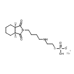 CAS 登录号：31750-91-1， 钠S-[2-({4-[(3aR,7aS)-1,3-二氧代八氢-2H-异吲哚-2-基]丁基}氨基)乙基]氢硫代磷酸酯