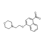 CAS#: 317806-88-5, 4-{2-[(4-Nitro-1-Naphthyl)Oxy]Ethyl}Morpholine