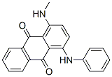 CAS 登录号：3179-96-2， 1-甲基氨基-4-(苯基氨基)蒽-9,10-二酮