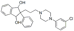 CAS#: 31805-09-1, 2-[3-[4-(3-Chlorophenyl)Piperazin-1-Yl]Propyl]-2-Phenyl-1,3-Dihydroindene-1,3-Diol