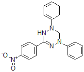 CAS 登录号：31994-78-2， 3-(4-硝基苯基)-1,5-二(苯基)-1,2,4,5-四氮杂环己-2-烯