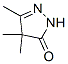 CAS 登录号：3201-20-5， 4,4,5-三甲基-2H-吡唑-3-酮